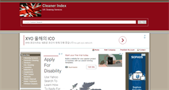 Desktop Screenshot of cleanerindex.com